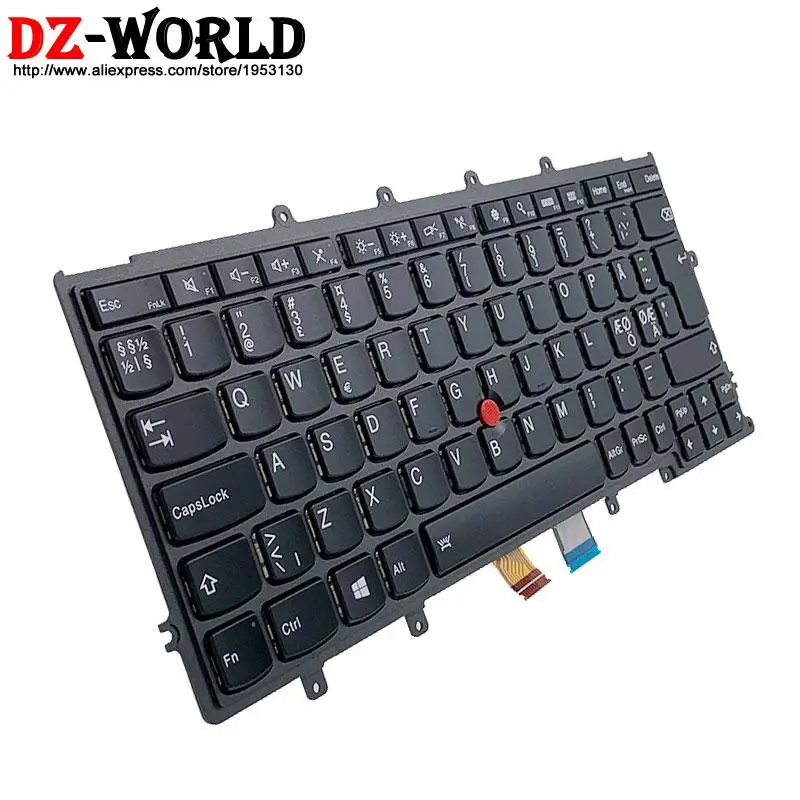 Новая Оригинальная Скандинавская клавиатура с подсветкой для ноутбука Lenovo Thinkpad