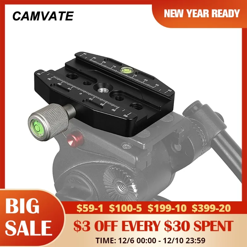 CAMVATE 90mm Long Quick Release Clamp Arca Swiss Plate Standard For Camera Tripod Ball Head Bracket Other Accessories Mounting |