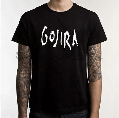 

Мужская футболка Gojira, Мужская Металлическая черная футболка с музыкой