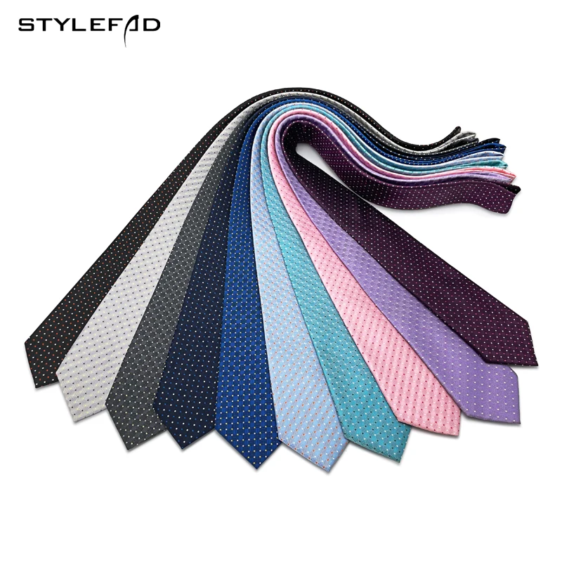 Галстук мужской деловой 7 см маленькая клетчатая Деловая одежда ручной работы