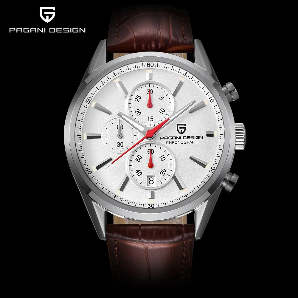 

SEIKO-VD57 двигаться Для мужчин t 2021 PAGANI DESIGN Топ Брендовые Часы с хронографом кварцевые часы Для мужчин Спорт Бизнес Роскошные наручные часы Relogio ...