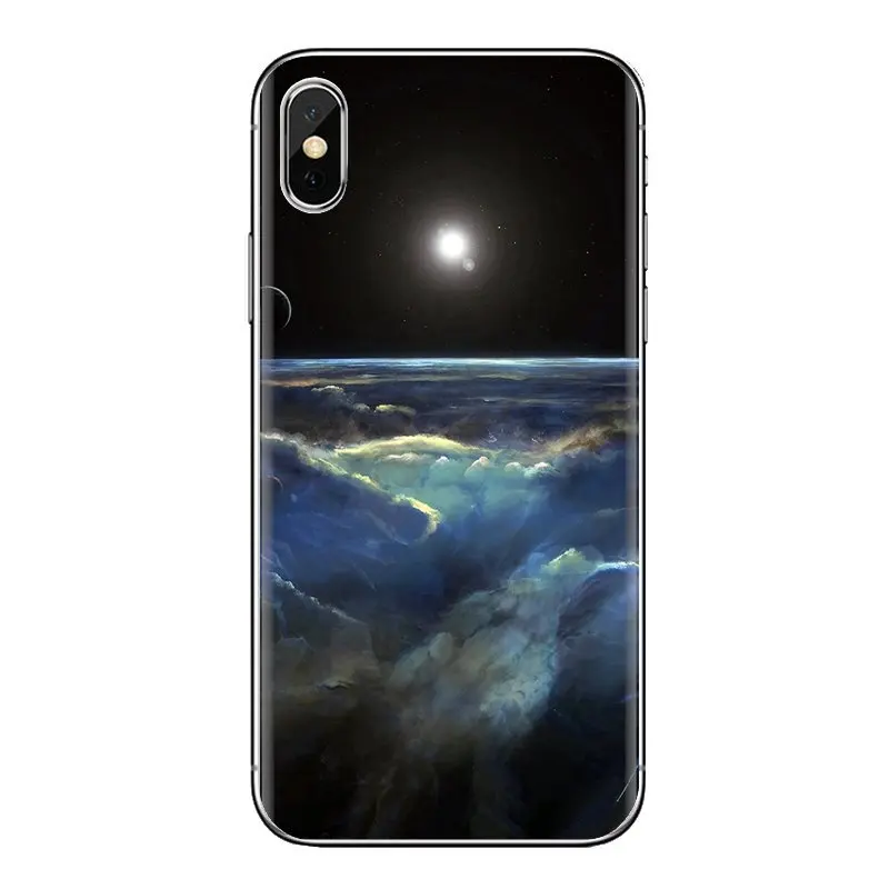 Phone Cases Space Blue Saturn Dark Art Nature For Huawei G7 G8 P7 P8 P9 Lite Honor 4C 5X 5C 6X Mate 7 8 9 Y3 Y5 Y6 II 2 Pro 2017 |