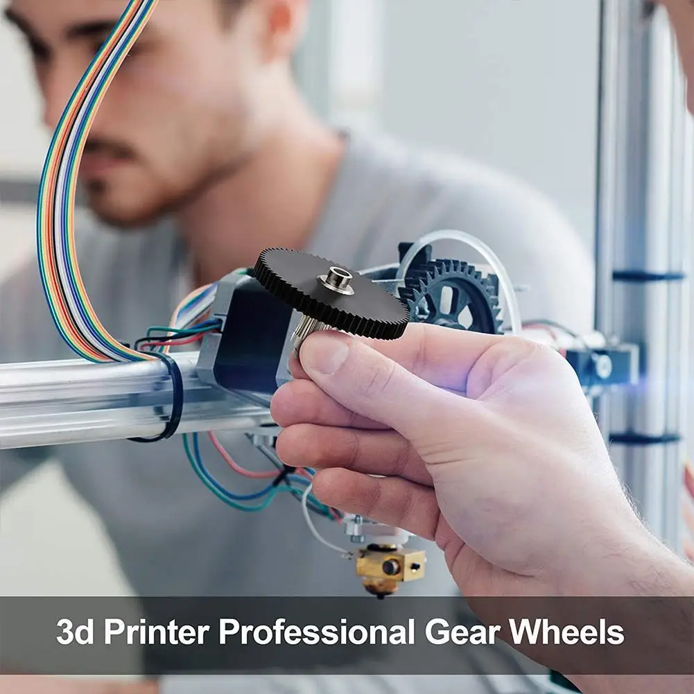 Для Экструдера с большой шестерней экструдер 66 зубцами аэрофидер сталь пластик и