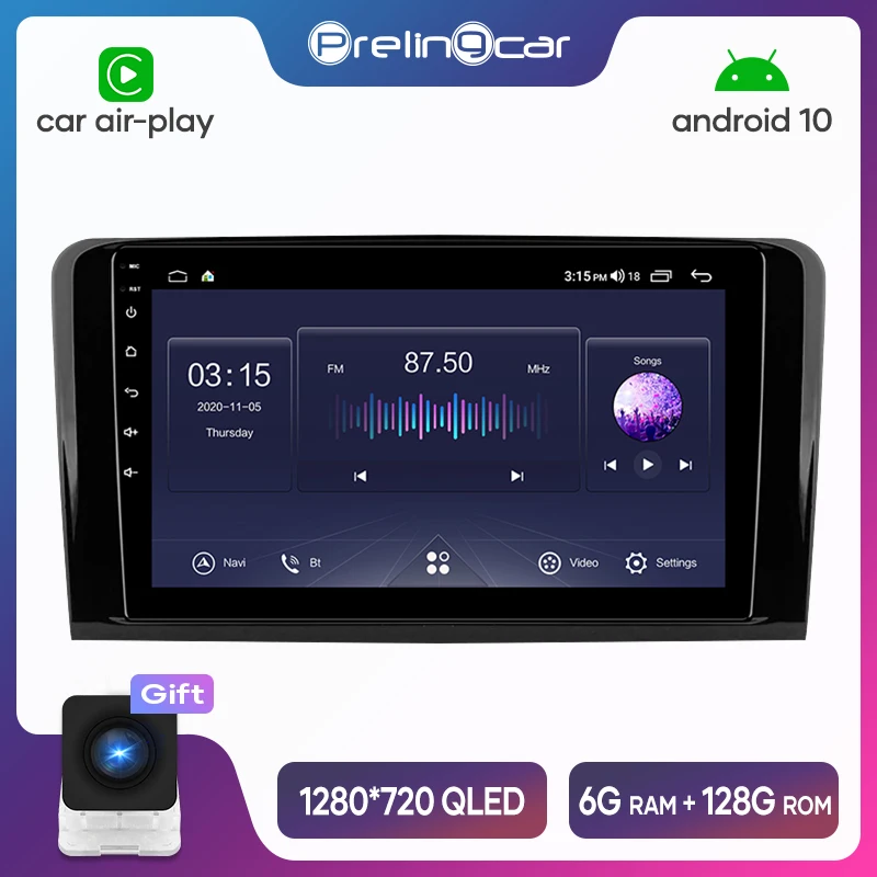 Android 10 для Mercedes Benz ML350 ML300 ML450 W164 GL350 GL400 GL450 X164 автомобильное радио мультимедийный