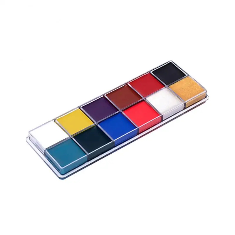 Краска для тела кинотеатр клоун водостойкая краска лица пигмент Модный 12 цветов