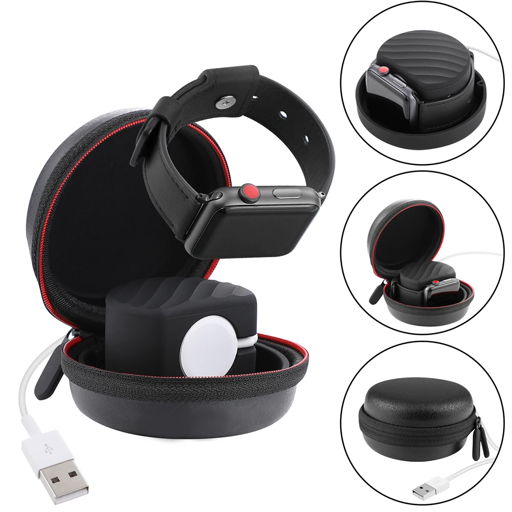 Портативный силиконовый мини держатель для зарядного устройства на молнии чехол