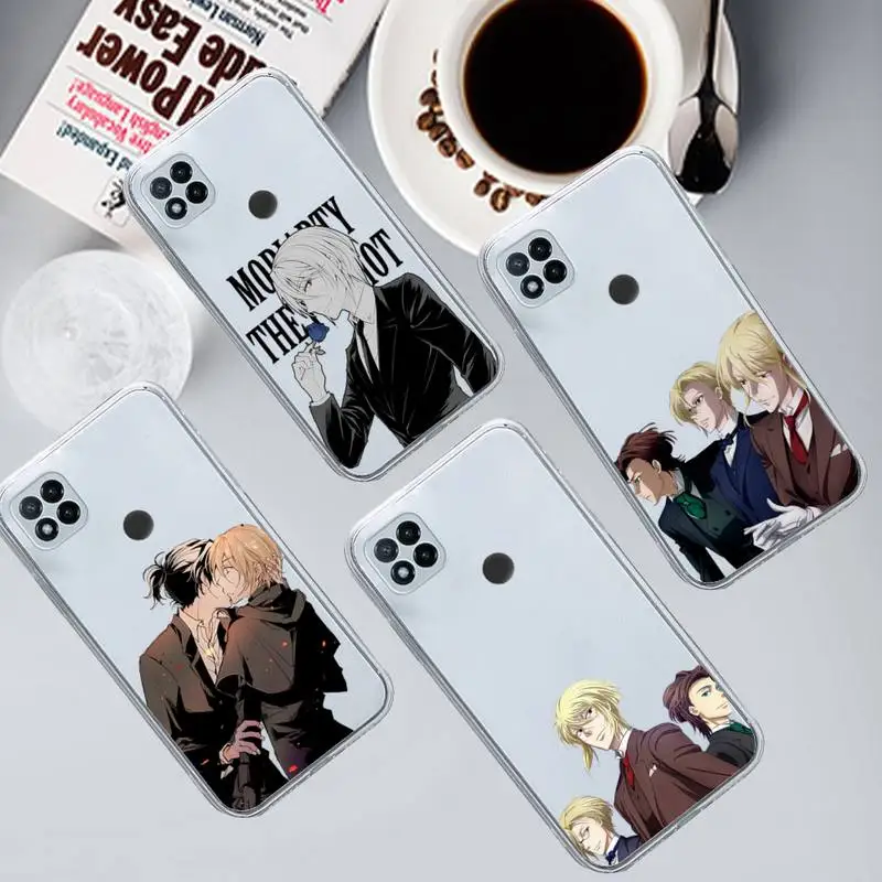 

Moriarty The Patriot anime Phone Case Transparent for Xiaomi redmi note 8 9 10 11 t lite pro ultra mix 4 k40