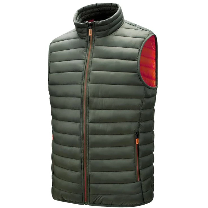 

Winter Casual Thicken Men Waistcoat Sleeveless Jacket Men's Warm Vest Fashion Padded Cotton Male Parka Chalecos Para Hombre