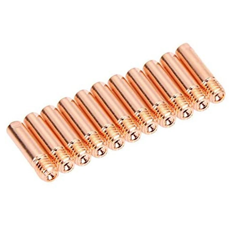 

Mig Welding Nozzles for Welding Machine 16 Pcs Gold Tip Contact Tips for Mig Welding Machine - 0.8mm