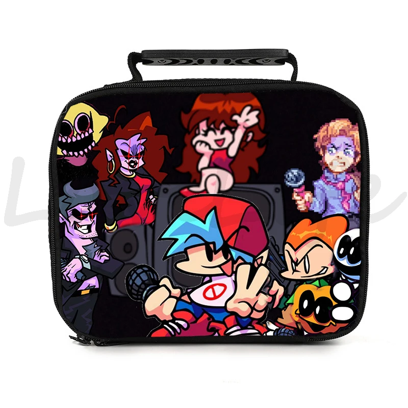 Функциональная сумка для ланча Funkin вечеринки в пятницу изолированная мальчиков