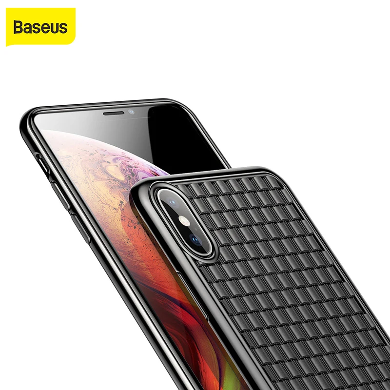 

Baseus Protective Case for iPhone XS XS Max XR Case Cover Soft TPU Business Back Cover Ultra Thin Fitted Case for iPhone Cover