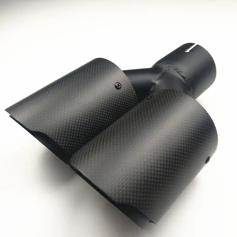 Универсальный 2 5 ''вход 3 5'' выпускной клапан для Akrapovic двойной матовый