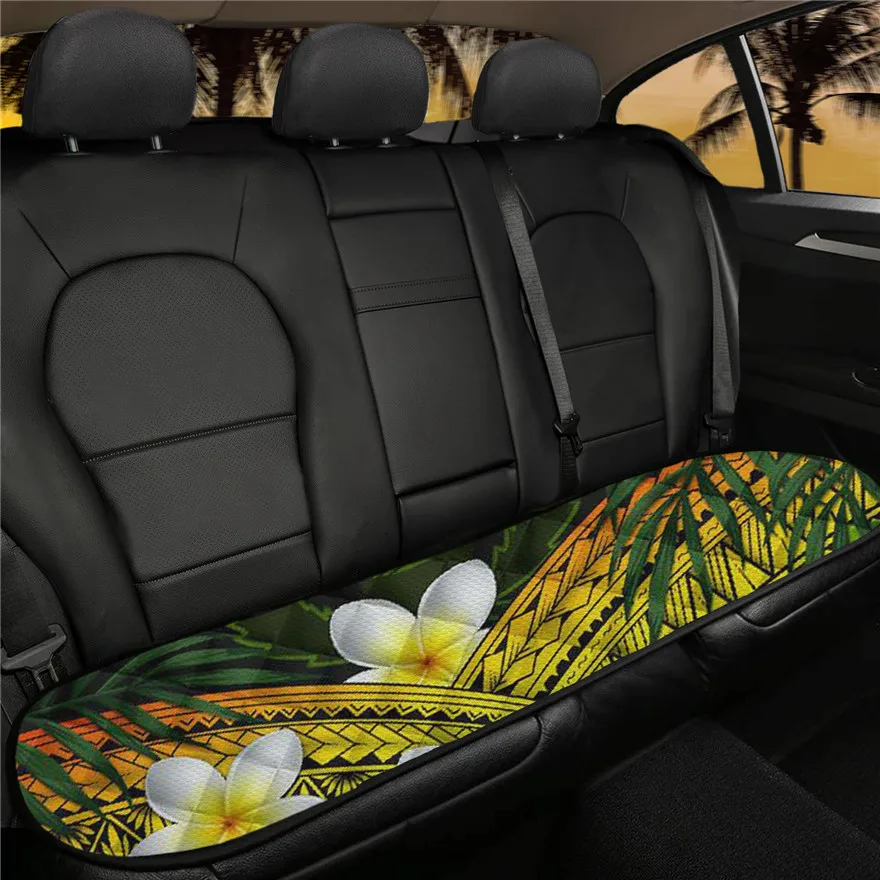 Comprare Set Di Coprisedili Per Auto Tappetino Per Tappetino Stampe Polinesiane Frangipani Cuscino Per Sedile Posteriore Per Auto Adatto Per La Maggior Parte Delle Auto Confortevole Protezione Del Sedile Del Veicolo
