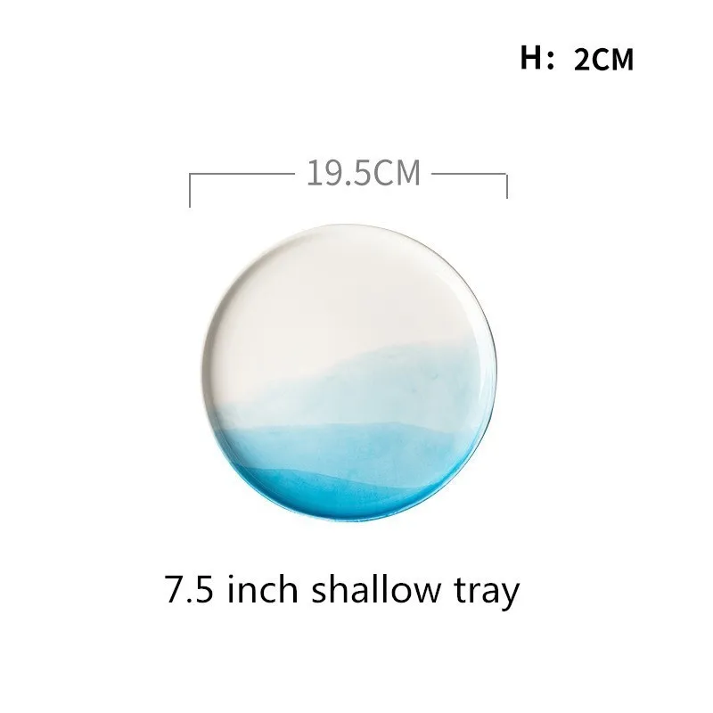 

Набор керамической посуды Nordic Gradient Blue