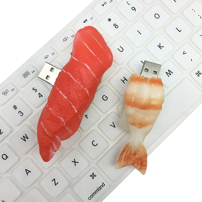 usb флеш-накопитель 128 ГБ memoria usb 2,0 лосось суши еда usb флешка 4 ГБ 8 ГБ 16 ГБ Флешка 32 Гб Флешка 64 Гб подарок