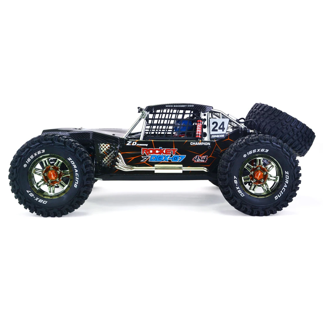 ZD Racing DBX-07 1/7 2 4G 4WD Радиоуправляемый автомобиль 80 км/ч высокоскоростной