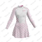 Лидер продаж, Бразильская Женская одежда для езды на велосипеде, юбка для триатлона, платье, костюм для езды на велосипеде, спортивный велосипедный костюм