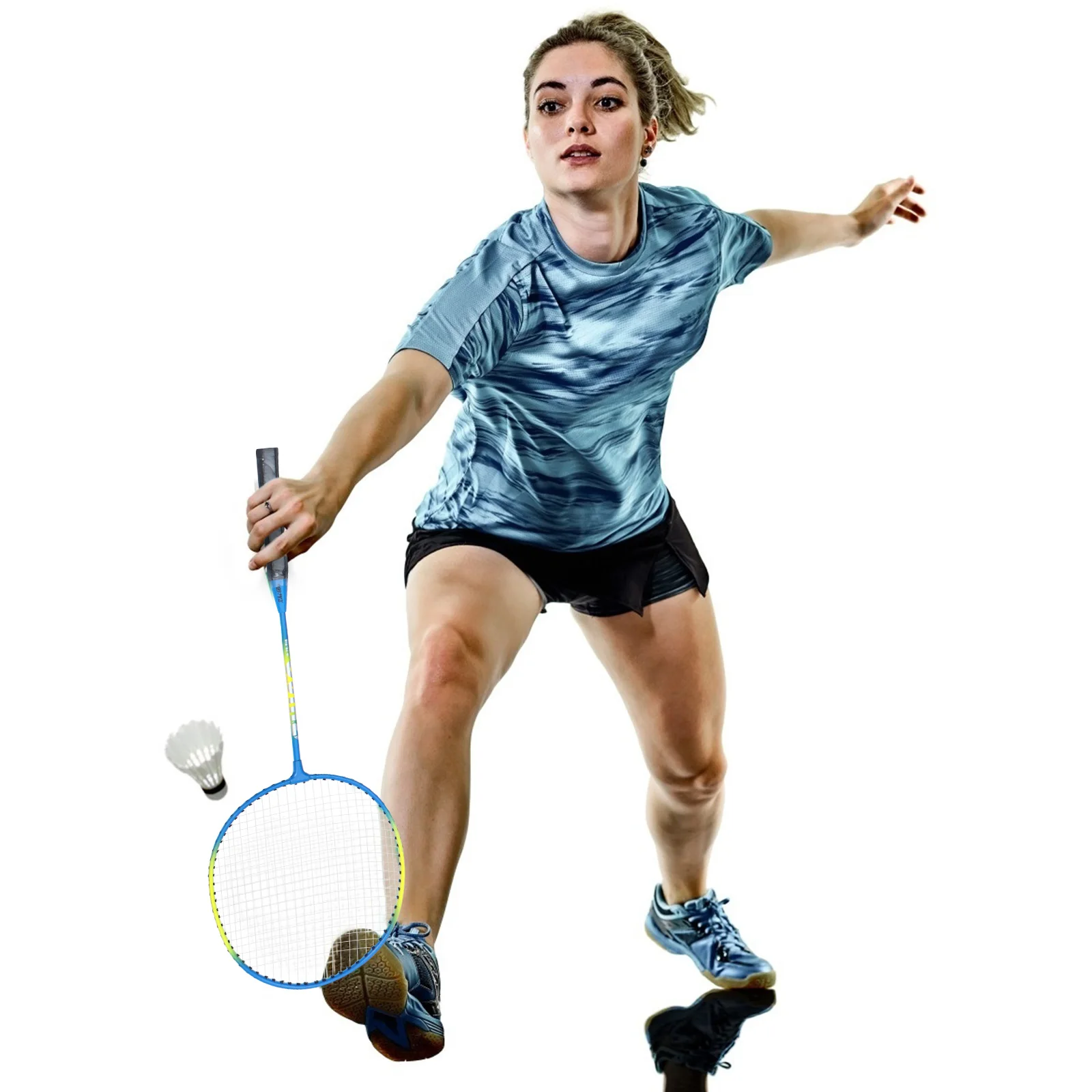 

1 Set Adults Badminton Rackets with Balls Badminton Training Outdoor Sports Kit