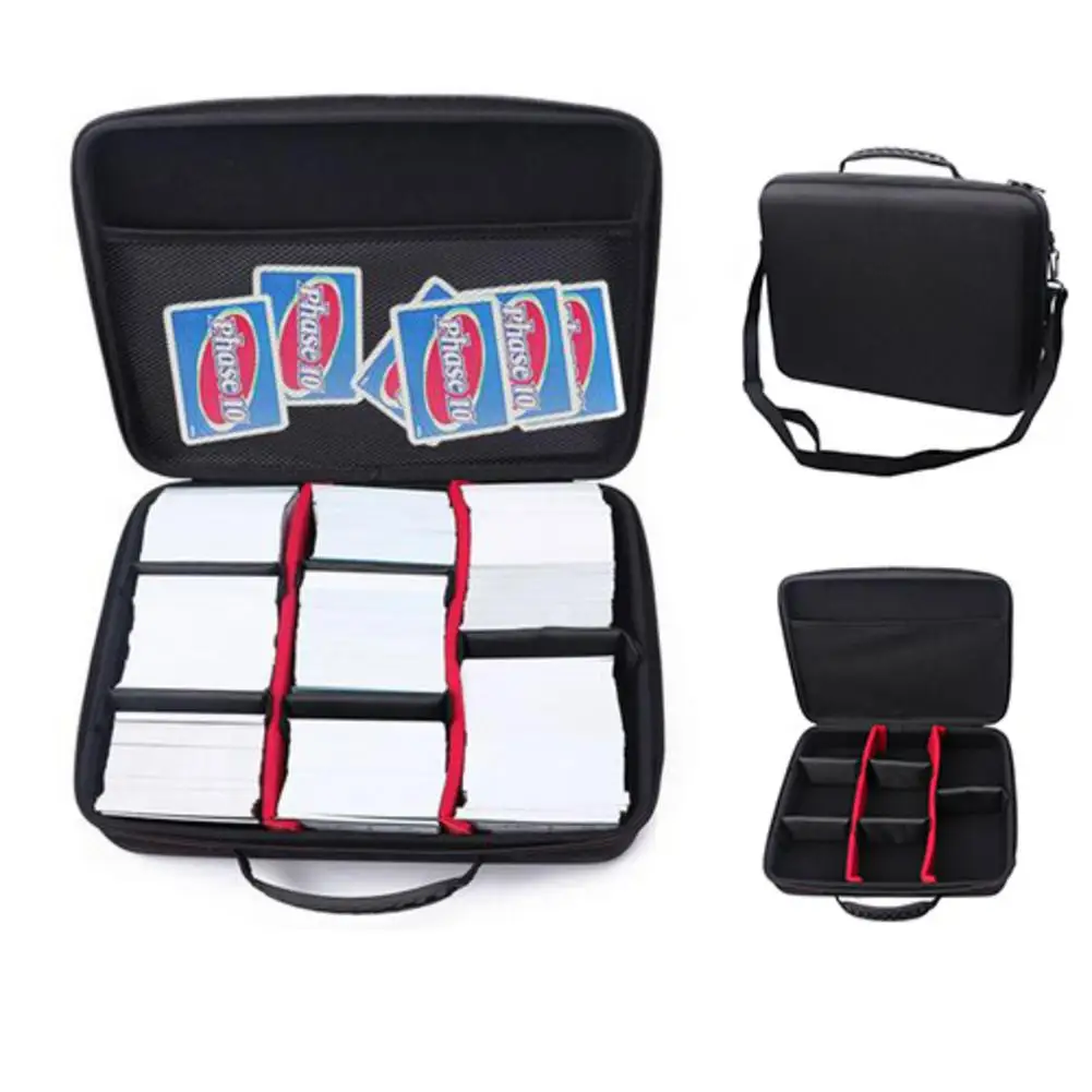 Карта английская Флеш карта игра битва сумка для хранения Экстра большой жесткий