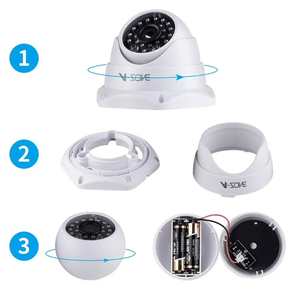 Фальшивая камера видеонаблюдения инфракрасный светильник наружная