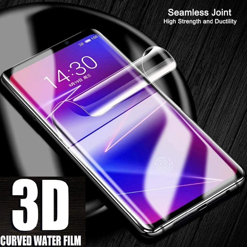 

HD Protective For Meizu M6 M5 M3 M3S Note M6S M6T M5S M5C M3 mini 18 pro 18s pro Hydrogel Film Screen Protector Film Not Glass