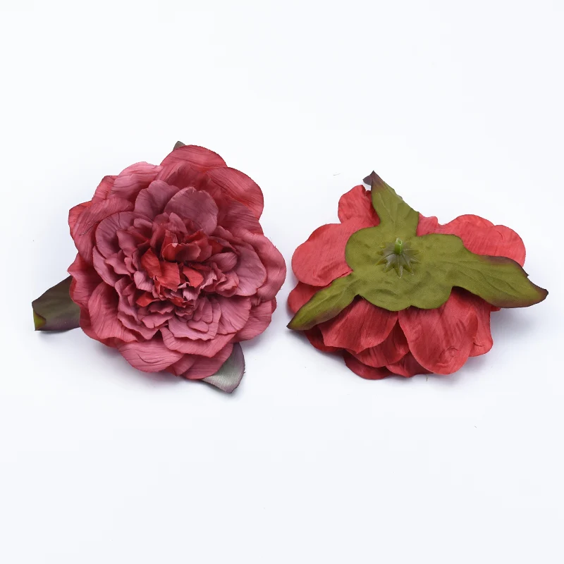 2/5/10 шт. шелковые цветы пиона для скрапбукинга|Искусственные и сухие цветы| |