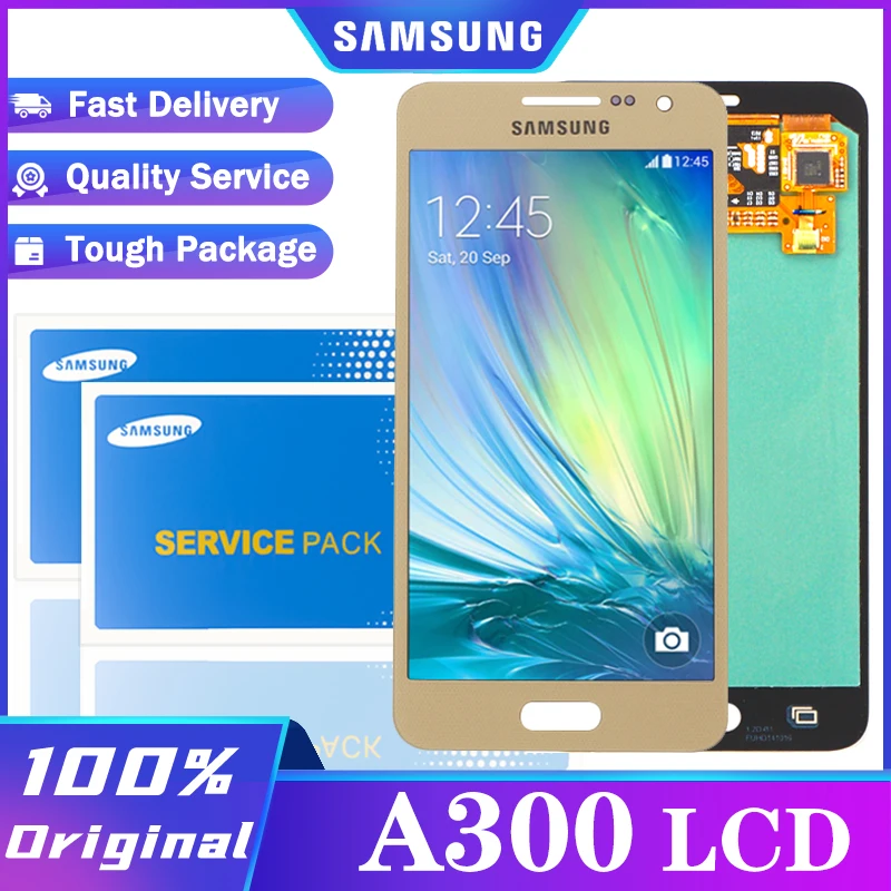 4 5 &quotSuper AMOLED A300F ЖК-дисплей для SAMSUNG Galaxy A300 с сенсорным экраном дигитайзер A3 2015 A300H