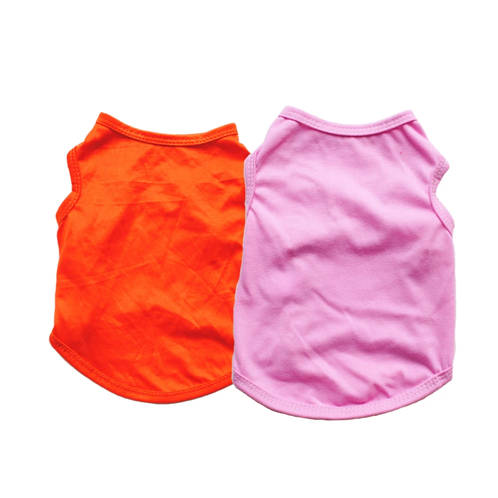 2 шт./компл. уличная простая одежда для животных модная футболка Костюмы кошка