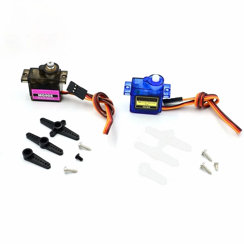 

Classic servos 9g SG90 MG90S For RC Planes Fixed wing Aircraft model telecontrol aircraft Parts Toy motors