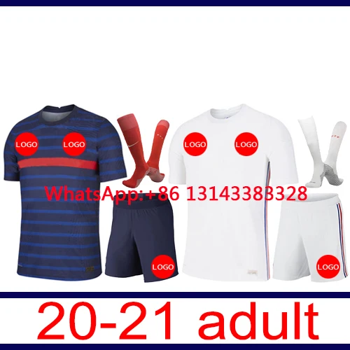 

20-21 Free shipping Set 2020 2021 Best quality France Top Best adult custom shirt