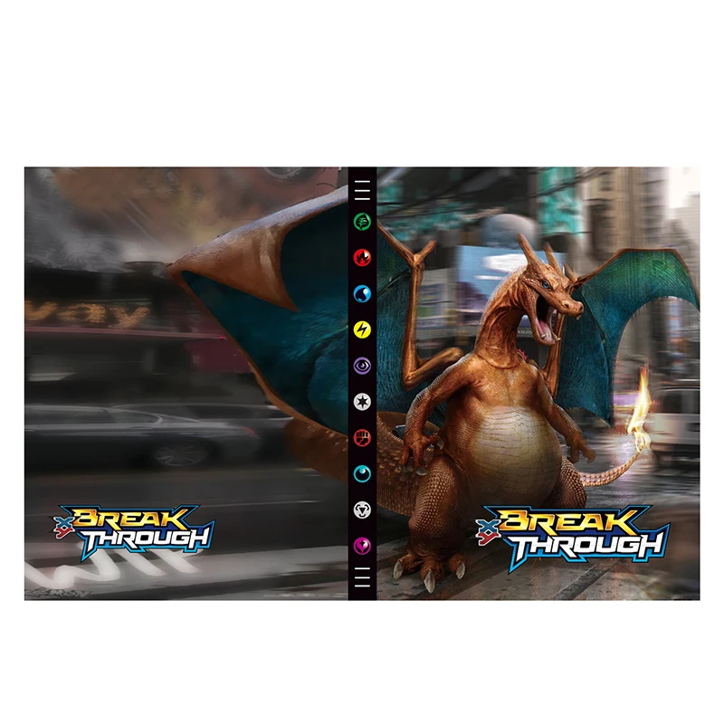 

Pokemon Album 9 Pocket 432 Anime Card Collection Book Pokemon Binder Playing Game Map Folder Holder List Bikachu Kids Toys Gift