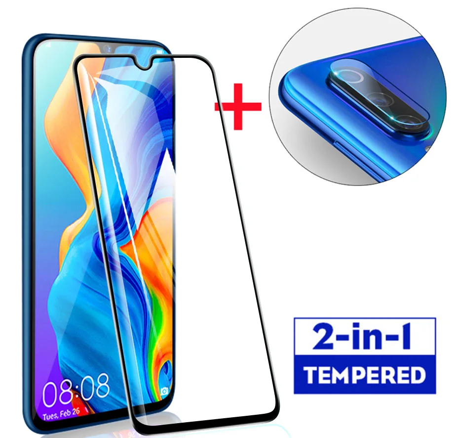 2 в 1 Гидрогелевая пленка и закаленное стекло для huawei p30 p20 lite p smart Защита экрана для huawei mate 20 30 p30 pro стекло