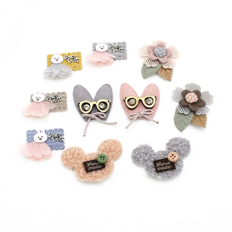 10 шт. ручной работы патчи Аппликации кулон для одежды патч ткань шитье ремесло