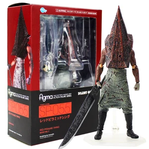 Экшн-фигурки из SP-055 тихий Хилл 2, фигурка в виде Красной пирамиды с оружием, ПВХ, коллекционная игрушка, 18 см