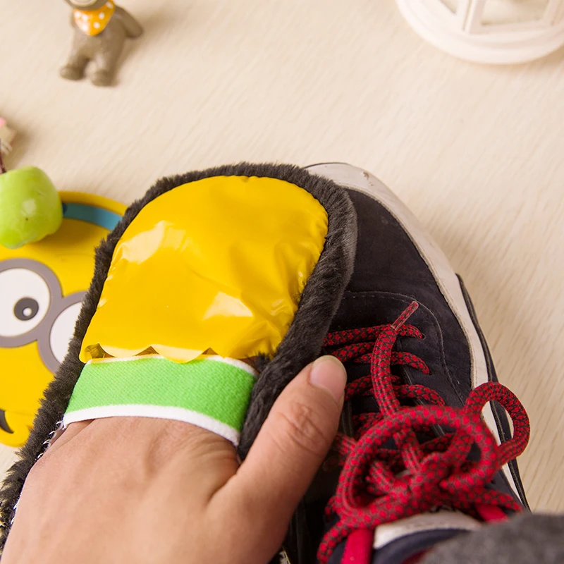 Чистка обуви ткань Плюшевая обувь чистящая из искусственной шерсти очиститель