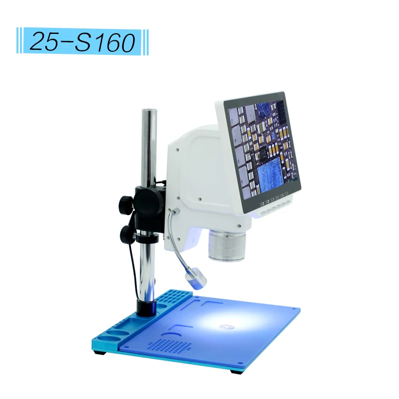 kailiwei lcd screen digital hdmi stereo monocular microscope for mobile phone repair free global shipping