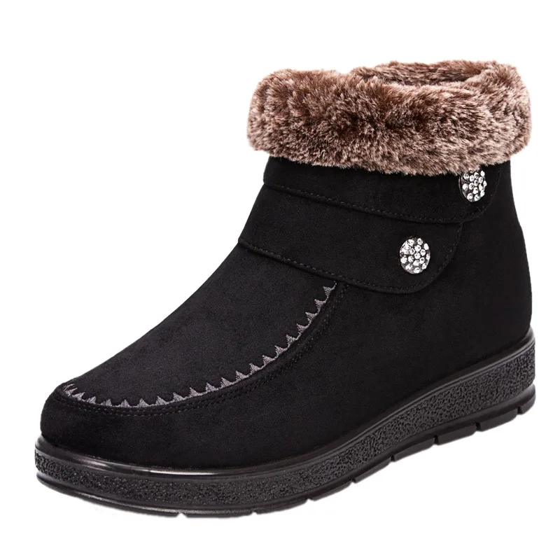 

Women's Shoes Winter Women Boots Warm Fur Plush Lady Casual Shoes Fashion Ladies Chunky Sneakers Platform Snow Boots
