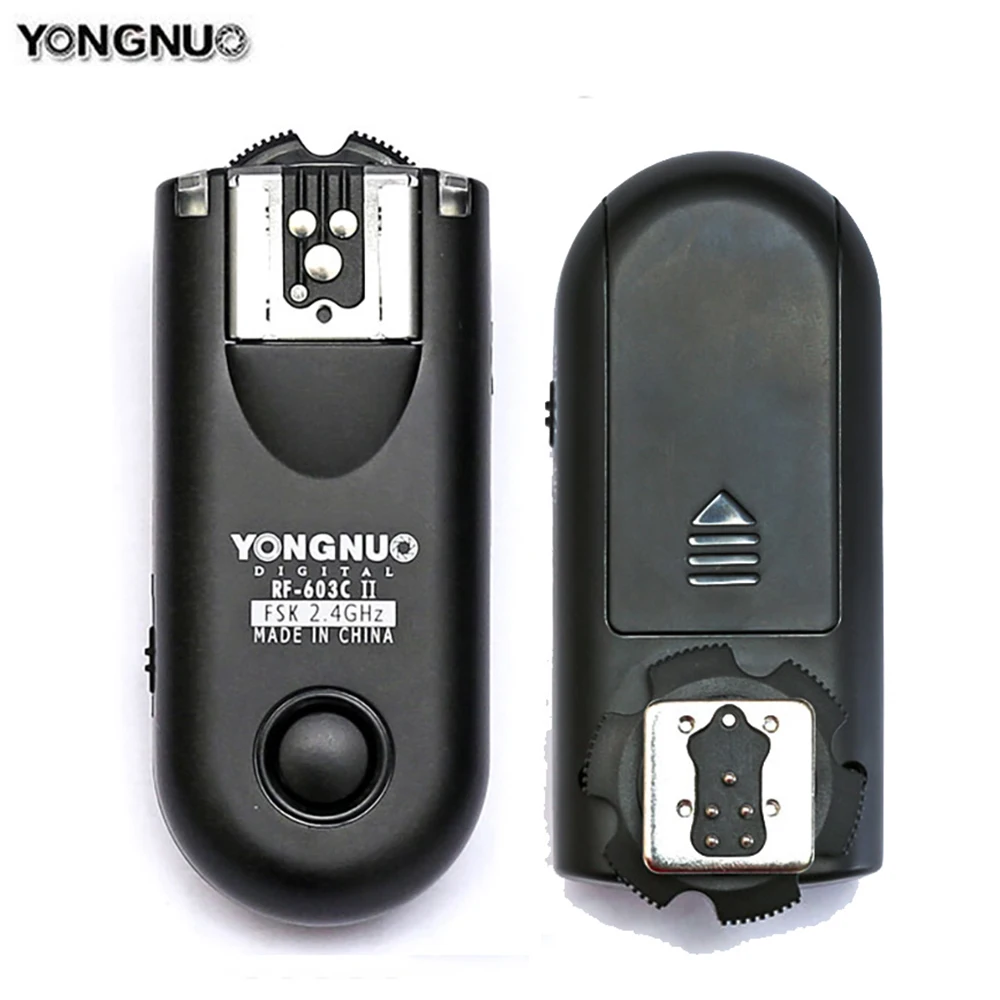 Светодиодная лампа для видеосъемки Yongnuo вспышка триггера RF-603II C RF603c C1 C3 II RF 603 2