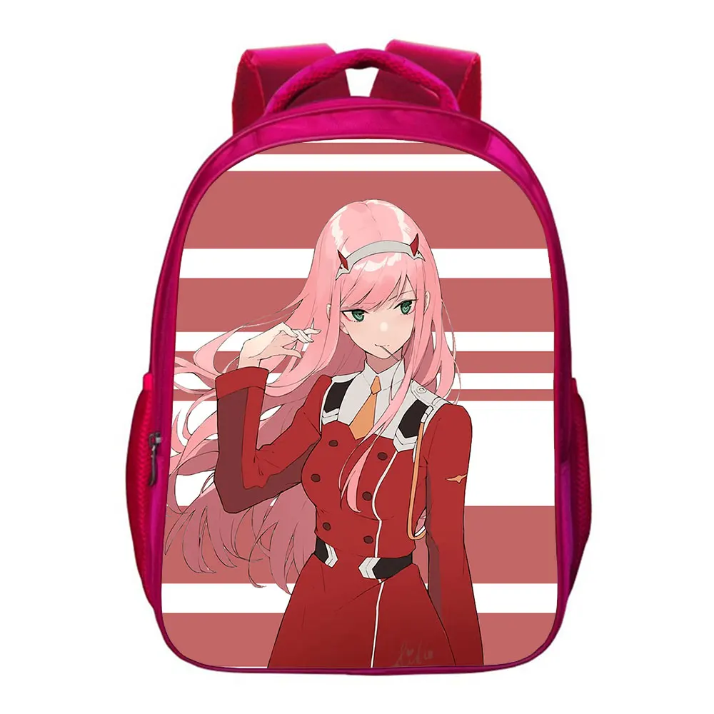 

16 inch Darling In The FranXX Anime Backpack kids gifts Teens School Bags Bookbag Cartoon Travel Casual Mochilas 2021 NEW
