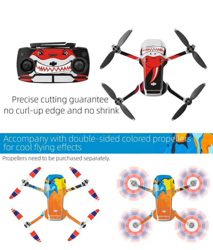 DJI Mavic мини Водонепроницаемый защитный чехол ПВХ наклейки Дрон корпус рычаг протектор для пульта дистанционного управления для DJI Mavic мини аксессуары