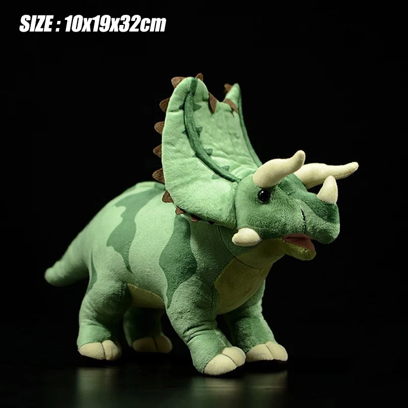 Мягкая плюшевая игрушка Surper милый пентацератопс имитация синего динозавра