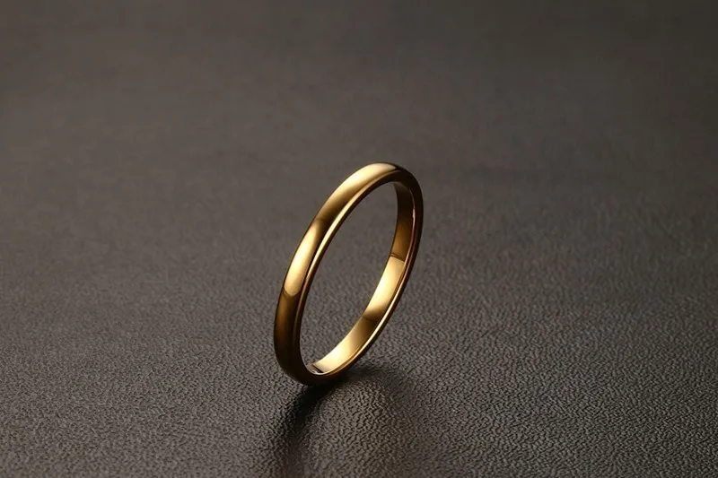 

Fashion Men's and Women's Accessories Titanium Steel Gold Rose Gold Ring Couple Ring Black