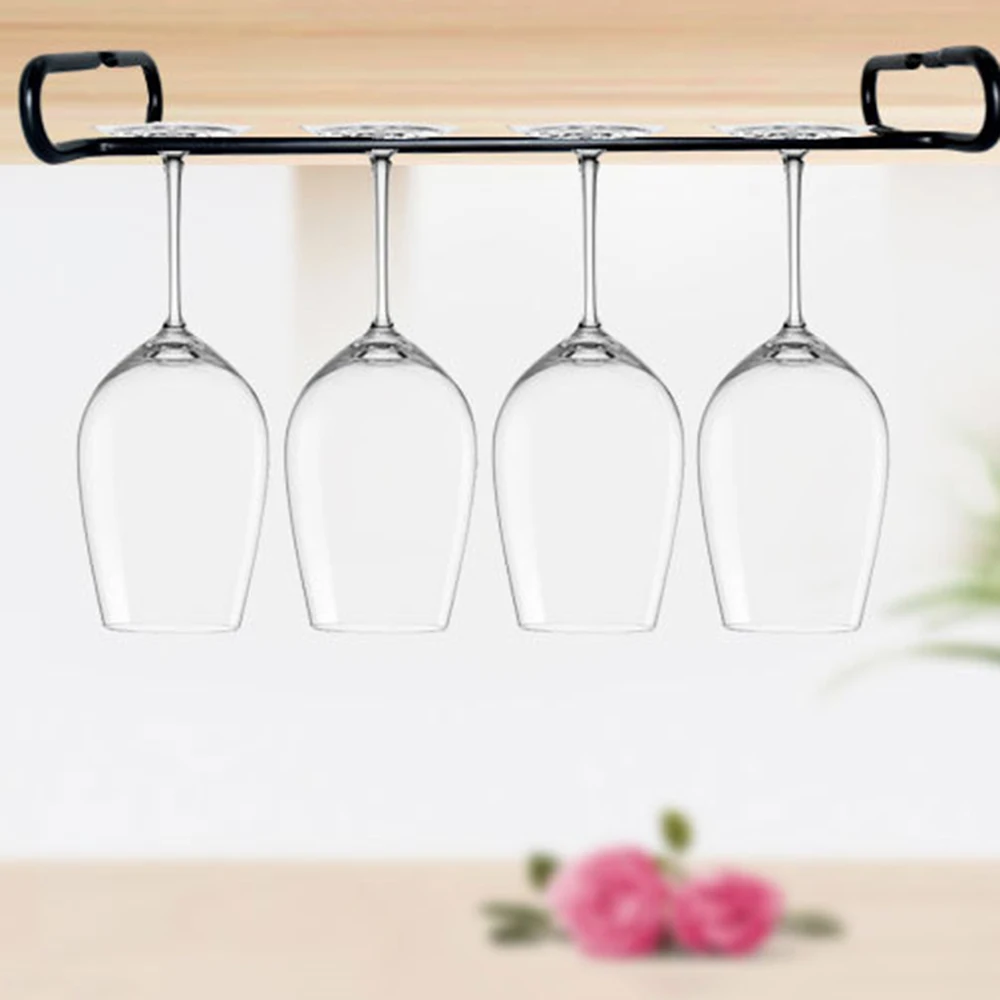 Полезный 27 см держатель из нержавеющей стали для вина стеклянный шкаф подвесная