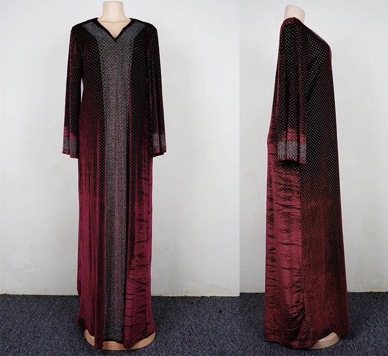 Женское платье в африканском стиле tilapia длинное макси с длинным рукавом со