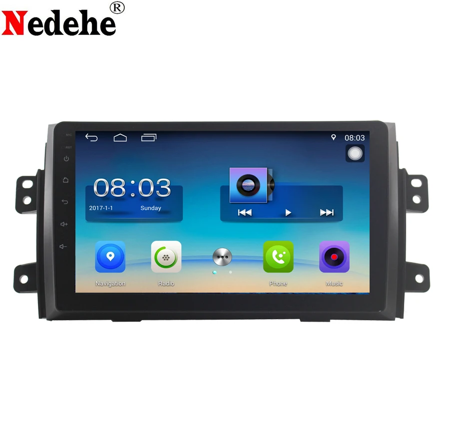 Nedehe 9 дюймов 2G + 32G Android 8 0 автомобильный dvd gps навигация для Suzuki SX4 2006 2007 2008 2009 2010 2011 2012