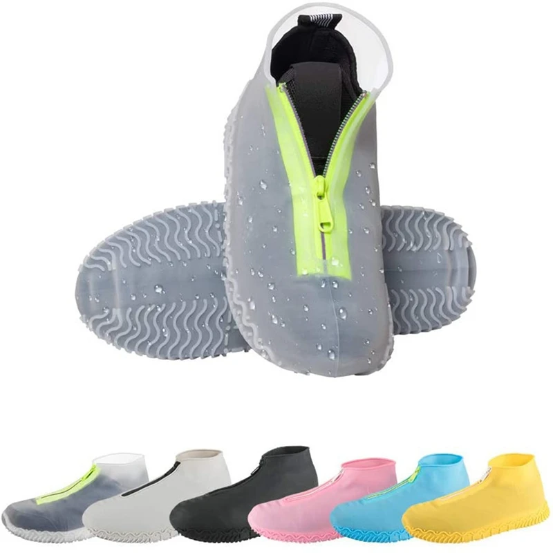 

Waterproof Shoe Covers Shoe Covers for Rain Silicone Non-Slip Durable and Reusable Shoe Protectors Covers