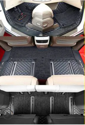 

High quality! Custom special car floor mats for KIA Carnival 7 seats 2022 2021 waterproof double layers carpets1,Free shipping