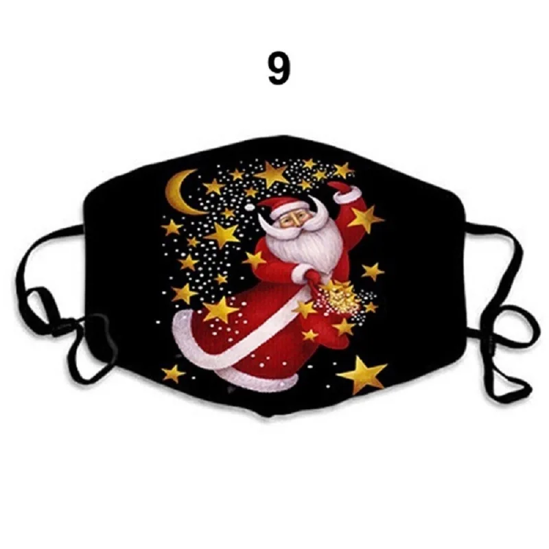 

1pc Christmas Masks Breathable Face Cover Mask Mouth Face Mask Multiple Proteccion Mask Halloween Cosplay mask
