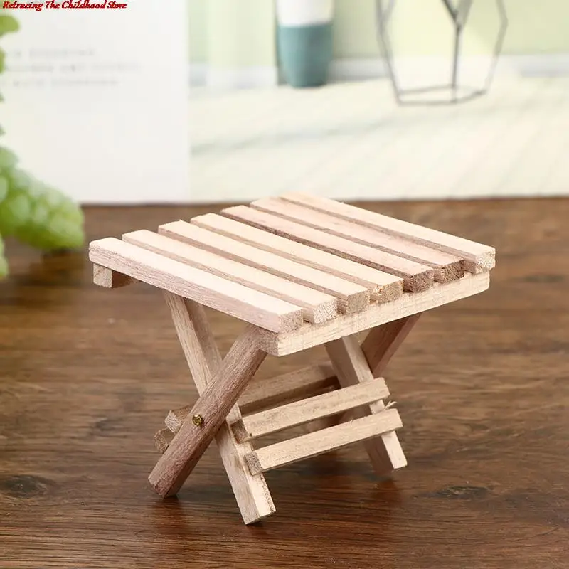 

Folding Table Coffee Table Outdoor Table Mini Model 1:12 Doll House Furniture