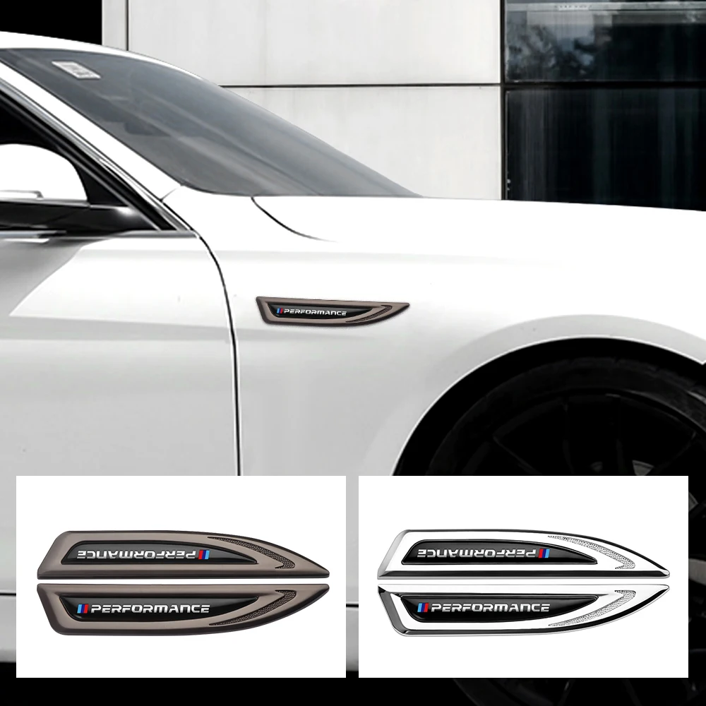 

2PCS Car Side Fender Body Trunk Sticker Metal Badge Decal for BMW M Performance F20 F21 F30 F31 F32 F33 F34 F15 F10 F01 F11 F02